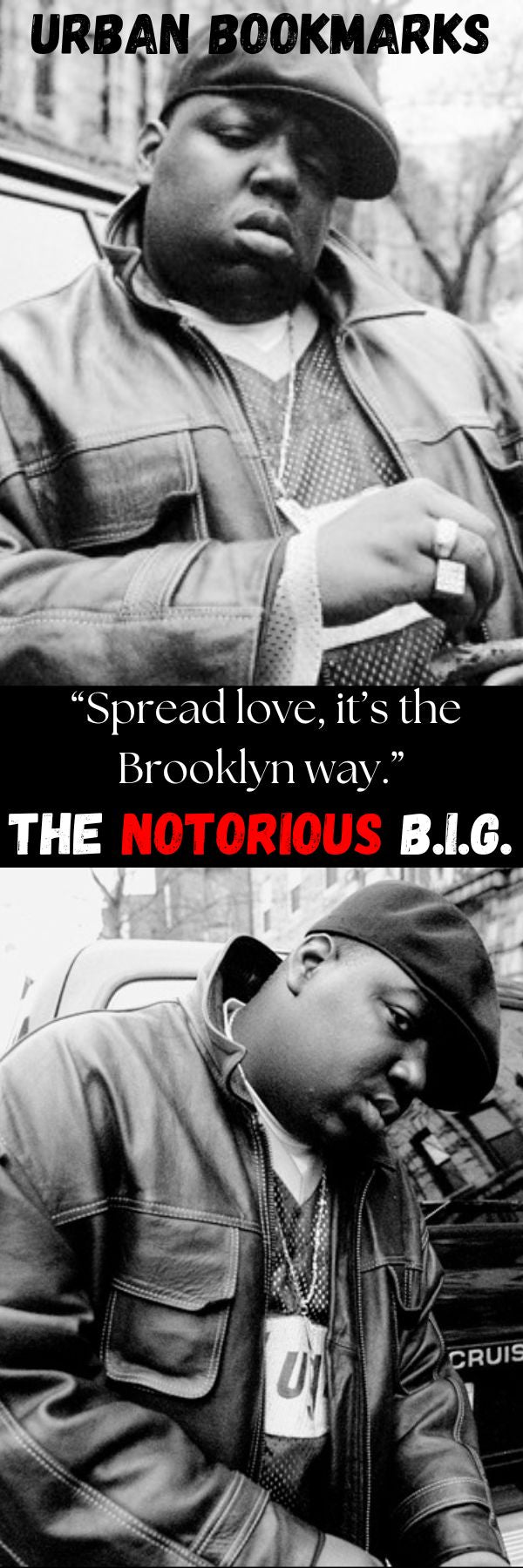 BIGGIE SMALLS URBAN BOOKMARK